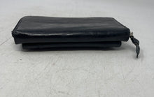 Load image into Gallery viewer, Kenneth Cole Reaction Womens Black Leather Inner Divider Zip-Around Wallet