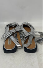 Load image into Gallery viewer, Steve Madden Womens Graya Silver Pointed Toe Slingback Sandals Size 8.5M
