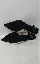 Load image into Gallery viewer, Vince Camuto Womens Baneet White Black Quilted High Slingback Heels Size 11 M
