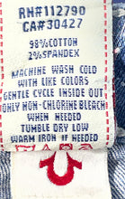Load image into Gallery viewer, True Religion Womens Blue Denim 5 Pocket Design Bootcut Jeans Pants Size 26
