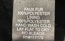 Load image into Gallery viewer, Park & Main Womens Black Jewel Embellished Faux Fur Bolero Jacket Size XL
