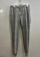 Load image into Gallery viewer, Express Womens Columnist Gray Windowpane Plaid Print Dress Pants Size 2R