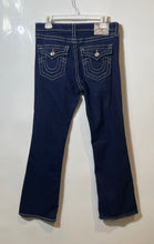 Load image into Gallery viewer, True Religion Womens Becca Blue Denim Dark Wash Mid Rise Bootcut Jeans Size 32