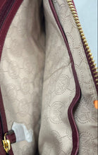 Load image into Gallery viewer, Michael Kors Womens Burgundy Quilted Leather Zip Top Lined Wristlet Wallet
