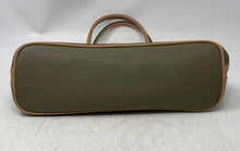 Load image into Gallery viewer, Giani Bernini Womens Olive Green Outer Pocket Double Handle Satchel Handbag