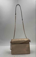 Load image into Gallery viewer, Authentic Tory Burch Womens Metallic Pink Crossbody Bag Stained Interior Worn