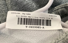 Load image into Gallery viewer, Air Jordan Mens Gray Graphic Print Standard Fit Pullover Hoodie Size XL