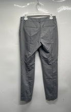 Load image into Gallery viewer, Express Womens Gray Flat Front Slash Pocket Straight Leg Dress Pants Size 4R