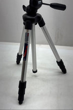 Load image into Gallery viewer, Manfrotto 3405 Black Silver Adjustable Leg Junior Camera Tripod Stand