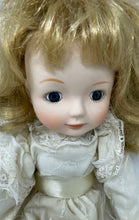 Load image into Gallery viewer, Brinn's Collectible Edition Blonde Hair Blue Eyes Porcelain Doll In Maxi Dress