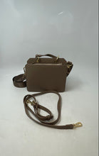 Load image into Gallery viewer, Steve Madden Womens Bevelyn Brown Leather Convertible Crossbody Handbag w/Wallet