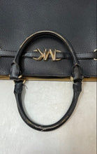 Load image into Gallery viewer, Michael Kors Womens Reed Black Inner Pockets Double Handle Satchel Bag