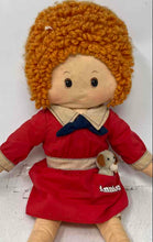 Load image into Gallery viewer, Knickerbocker Vintage Style 1982 Yarn Hair Little Orphan Annie Rag & Cloth Doll