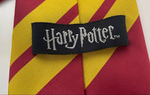 Load image into Gallery viewer, Warner Bros. Mens Multicolor Striped Harry Potter Gryffindor Pointed Tie