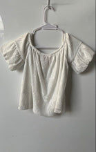 Load image into Gallery viewer, Lilly Pulitzer Womens White Short Puff Sleeve Off The Shoulder Blouse Top Size S