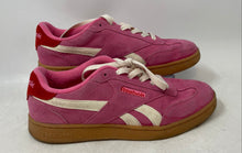 Load image into Gallery viewer, Reebok Womens Classic Pink Suede Lace-Up Low Top Sneaker Shoes Size 8.5