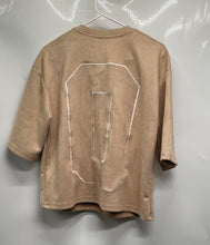 Load image into Gallery viewer, Manfinity Mens Brown Short Sleeve Round Neck Loose Pullover T-Shirt Size Small
