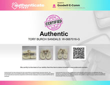 Load image into Gallery viewer, Authentic Tory Burch Womens Melody Jelly Ivory Slip-On Thong Sandals Size 6