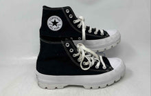Load image into Gallery viewer, Converse Womens CT All Star Lugged Hi 565901C Black & White Sneakers Shoes 9.5