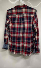 Load image into Gallery viewer, Tommy Hilfiger Womens Red Plaid Long Sleeve Button-Up Shirt Size S/P With Tag