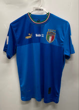 Load image into Gallery viewer, Puma Mens Blue Italy National Team #16 Short Sleeve Home Soccer Jersey Size S