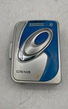 Load image into Gallery viewer, Craig Model CS2301A Personal AM/FM Stereo Radio Cassette Player Not Tested