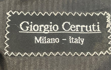 Load image into Gallery viewer, Giorgio Cerruti Mens Black Long Sleeve Notch Lapel Two-Button Blazer Size 44R