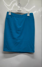 Load image into Gallery viewer, Calvin Klein Womens Blue Pockets Back Slit Straight & Pencil Skirt Size 8P