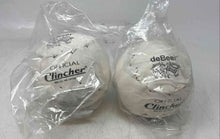 Load image into Gallery viewer, Lot Of 2 Pcs Debeer White Outdoor Sporting Official Clincher Softball Ball