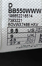 Load image into Gallery viewer, New Balance Mens 550 BB550WWW White Leather Lace-Up Sneaker Shoes Size 9.5D