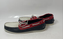Load image into Gallery viewer, Tommy Hilfiger Mens Multicolor Leather Round Toe Lace-Up Boat Shoes Size 12