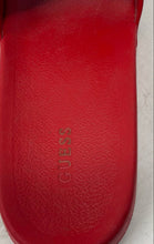Load image into Gallery viewer, Guess Mens GMETU-C Red Black Checkerboard Open Toe Slip-On Slide Sandals Size 12