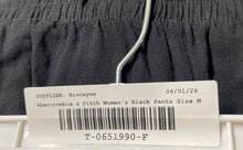 Load image into Gallery viewer, Abercrombie & Fitch Womens Black Pull-On Wide-Leg Palazzo Pants Size Medium