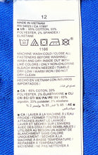 Load image into Gallery viewer, Old Navy Womens Blue Flat Front Regular Fit High-Rise Wow Chino Shorts Size 12