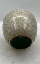 Load image into Gallery viewer, Decorative Collectible Tabletop Ceramic Vase With A Crackle Finish