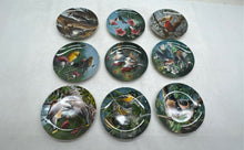 Load image into Gallery viewer, Knowles Kevin Daniel 9-Piece Collectable Birds Ceramic Wall Hanging Plates