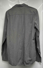 Load image into Gallery viewer, Calvin Klein Mens Gray Printed Cotton Long Sleeve Slim Fit Button-Up Shirt Sz S