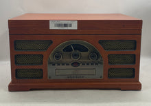 Load image into Gallery viewer, Crosley Rochester CR66 Brown 5-In-1 Entertainment Center Turntable Not Tested