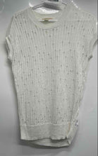 Load image into Gallery viewer, Michael Kors Womens White Crew Neck Pullover Knitted Blouse Top Size XS