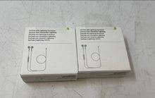 Load image into Gallery viewer, Apple EarPods Ergonomic Design Lightning Connector In Ear Canal Headset 2 Pcs