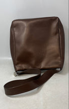 Load image into Gallery viewer, The Sak Womens Brown Leather Single Strap Zip Top Lined Shoulder Handbag