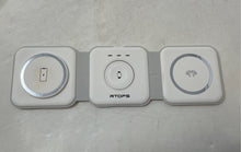 Load image into Gallery viewer, RTOPS White Portable Foldable Wireless Magnetic Travel 3-In-1 Charger Not Tested