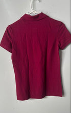 Load image into Gallery viewer, Lilly Pulitzer Womens Burgundy Short Sleeve Collared Polo Shirt Size XS