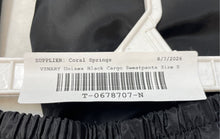 Load image into Gallery viewer, Vznary Mens Black Pockets Straight Leg Cargo Pants Size Small