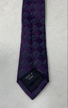 Load image into Gallery viewer, Calvin Klein Mens Purple Printed Adjustable Formal Pointed Tie