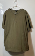 Load image into Gallery viewer, Banana Republic Mens Green Short Sleeve Henley Neck Pullover T-Shirt Size XXL