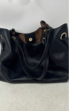 Load image into Gallery viewer, Sondra Roberts Womens Black Leather Inner Pockets Bottom Studs Shoulder Bag