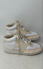 Load image into Gallery viewer, Nike Womens Court Vision Mid CD5436-800 Beige White Leather Sneakers Shoes Sz 9
