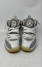 Load image into Gallery viewer, Nike Womens Air Jordan Jumpman Two Trey White Gray Sneaker Shoes Size 6