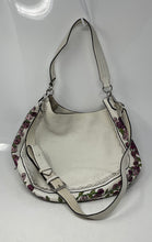 Load image into Gallery viewer, Rebecca Minkoff Womens White Pink Floral Print Leather Shoulder Strap Hobo Bag
